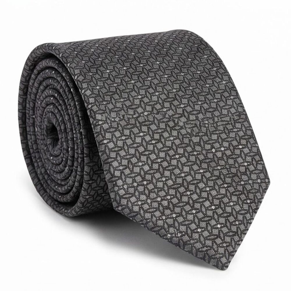 Emporio Armani Silk Purple Star 3in Tie – Made in Italy